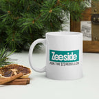 Tazza ZEESIDE Official per la pausa caffè Bianco