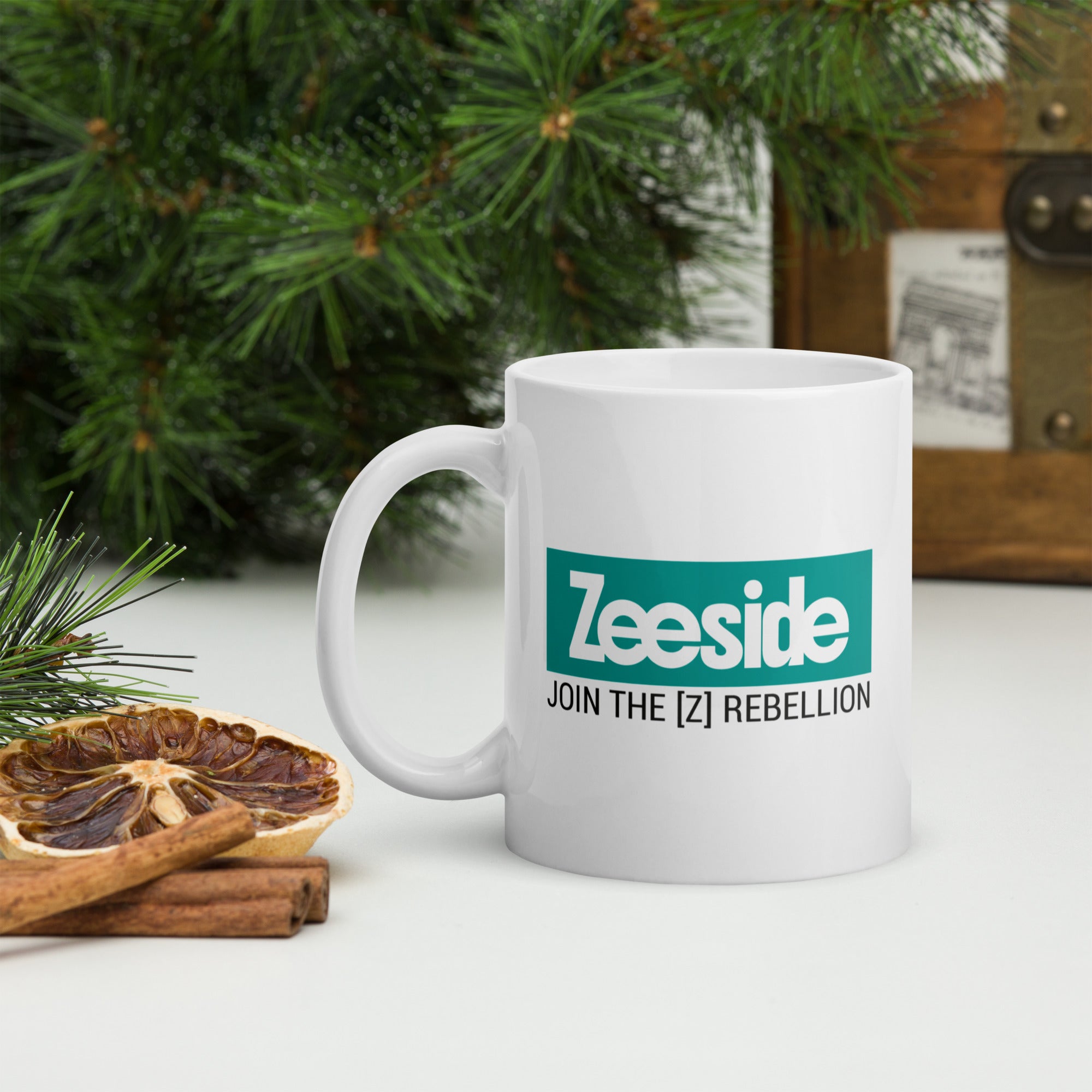 ZEESIDE Official | Tazza bianca lucida