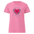 T-shirt ARCADE SOUL, IN PIXEL HEART Azalea