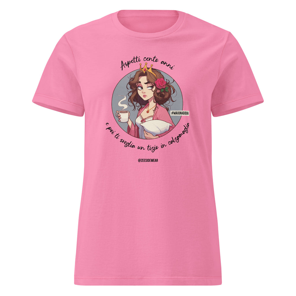 t-shirt la bella addormentata risveglio amaro mai una gioia