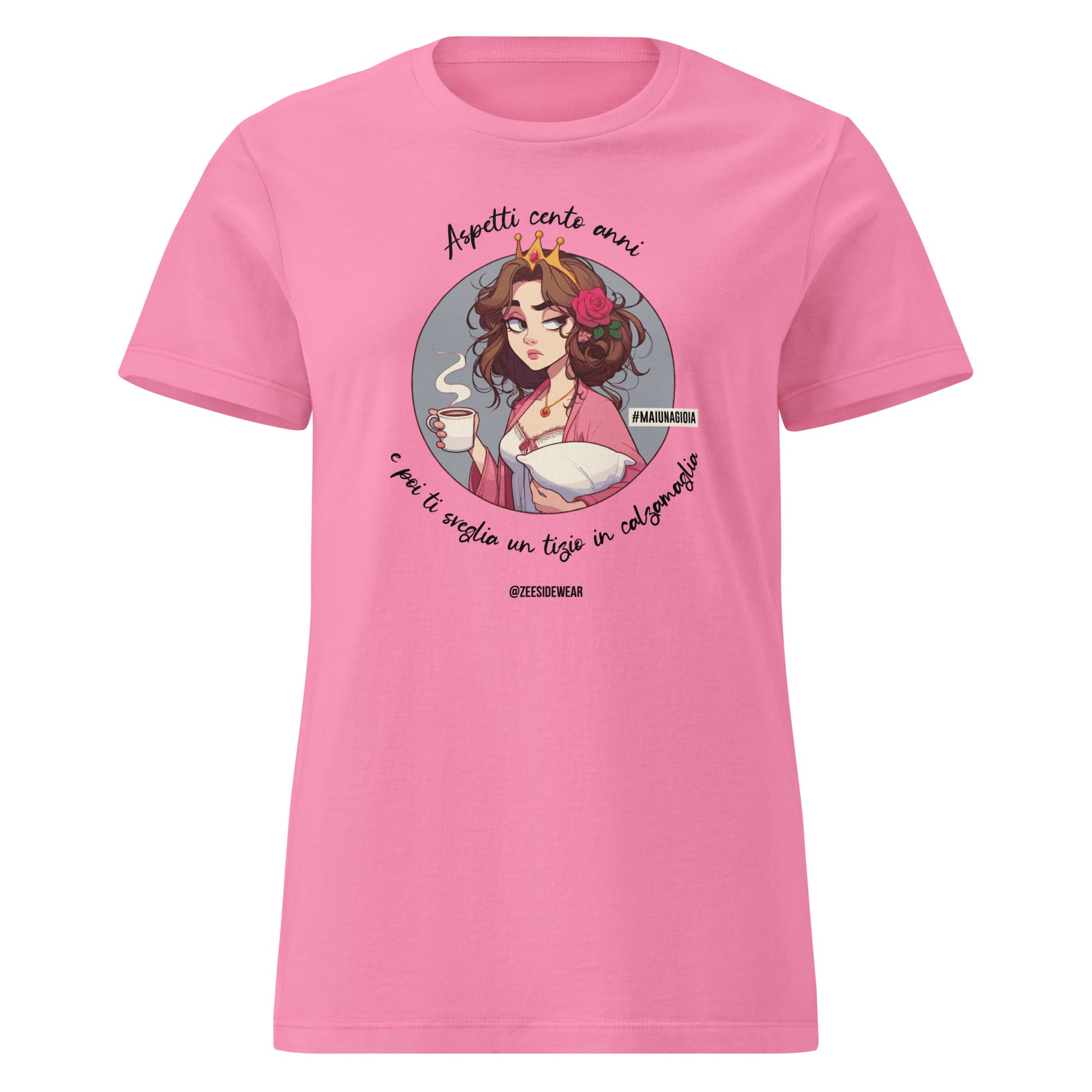 t-shirt la bella addormentata risveglio amaro mai una gioia