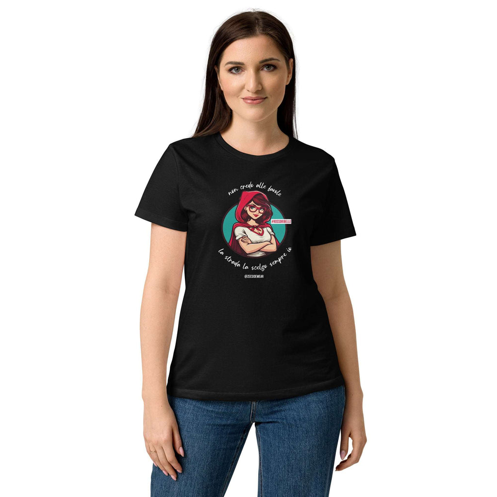 T-shirt CAPPUCCETTO ROSSO #ROSSORIBELLE