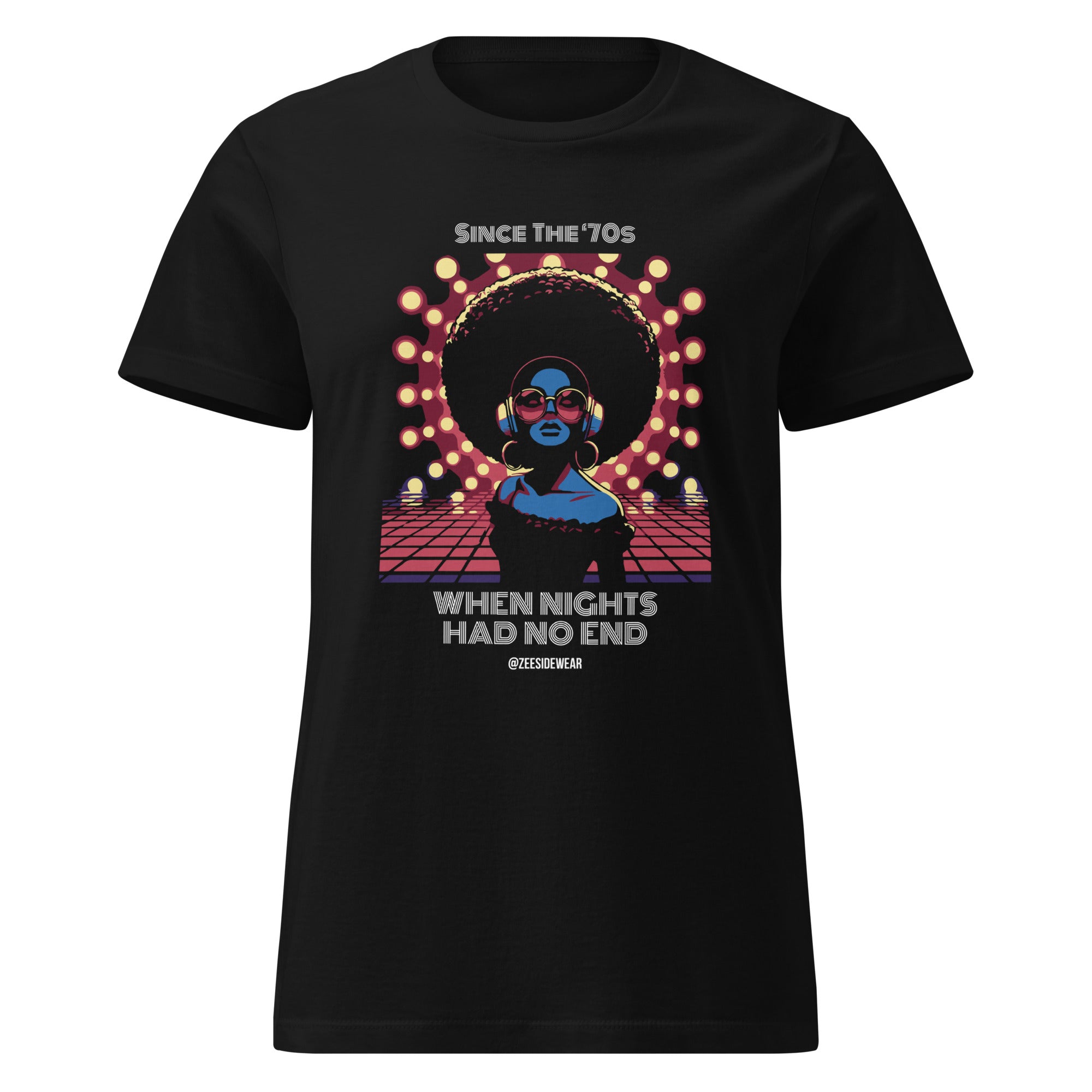 T-shirt SINCE '70s GROOVE - MUSIC EDITION Nero