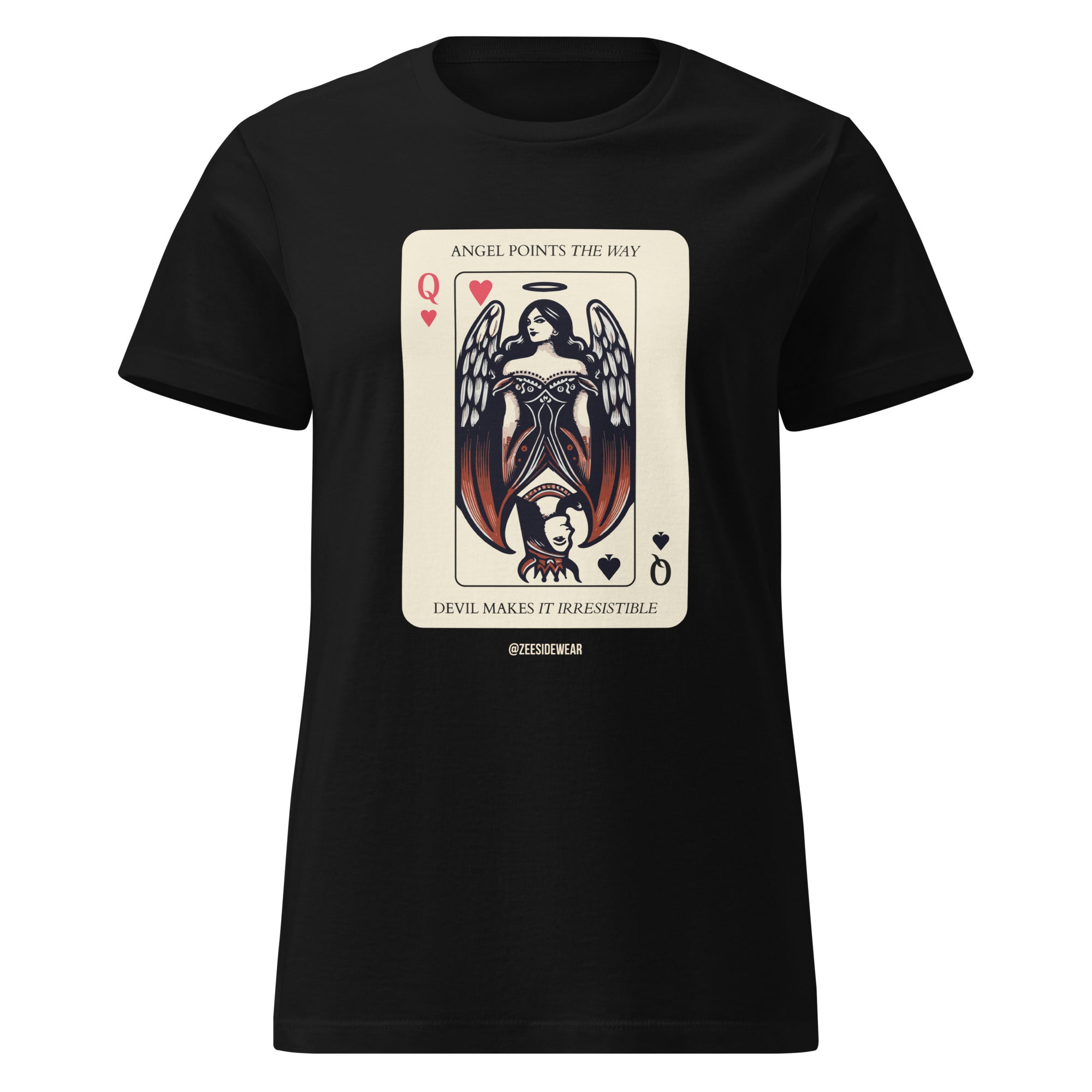 T-shirt ANGELO & DIAVOLO - LA VIA IRRESISTIBILE Nero