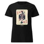 T-shirt QUEEN OF THE PEOPLE BY DAY, DIVA OF THE PARTY AT NIGHT Nero