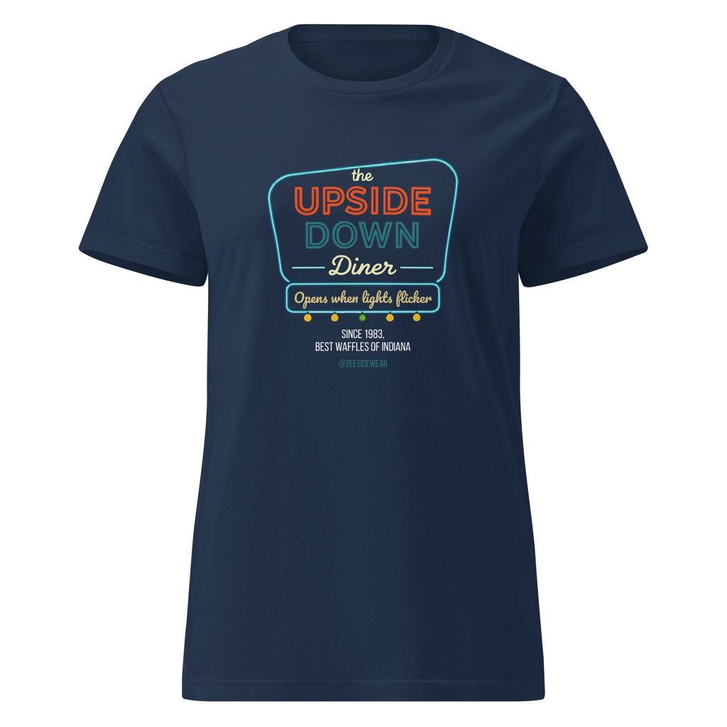 T-shirt The UPSIDE DOWN Diner Navy