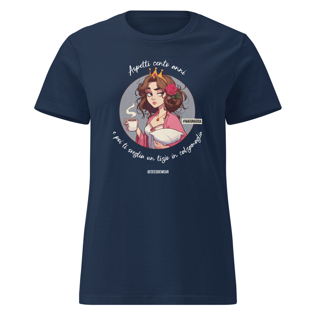 t-shirt la bella addormentata risveglio amaro mai una gioia