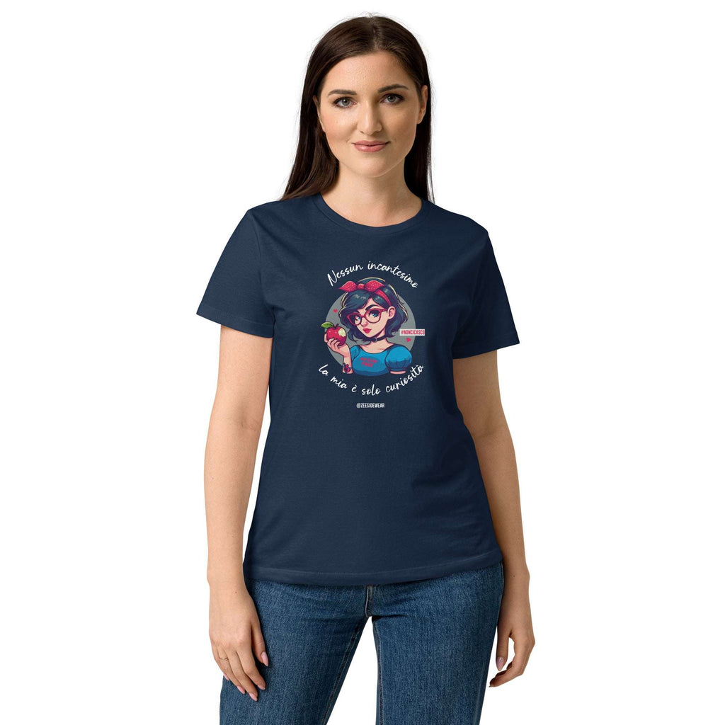T-shirt BIANCA LA MALIZIOSA #NONCICASCO