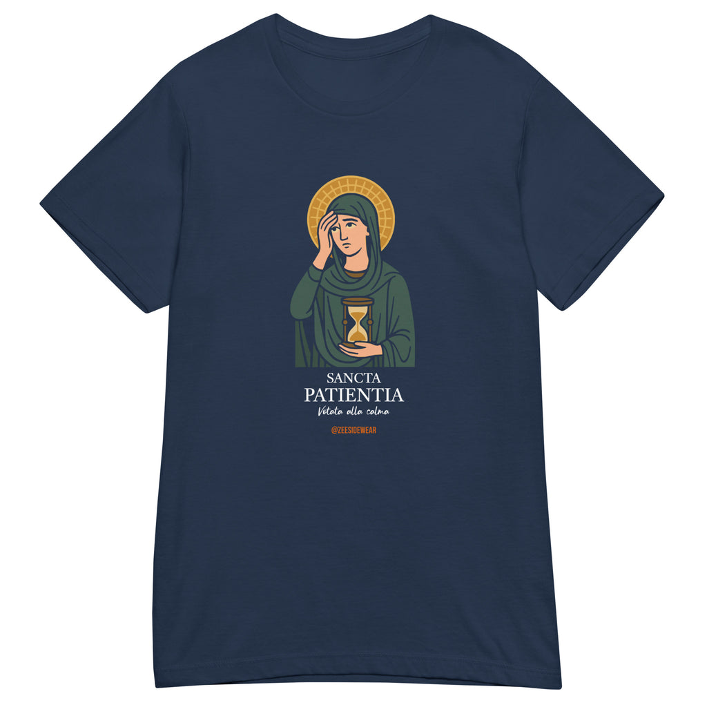 T-shirt SANCTA PATIENTIA Navy