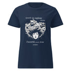 T-shirt QUANDO LA RAGIONE DORME, L'OSCURITÀ PRENDE FORMA Navy