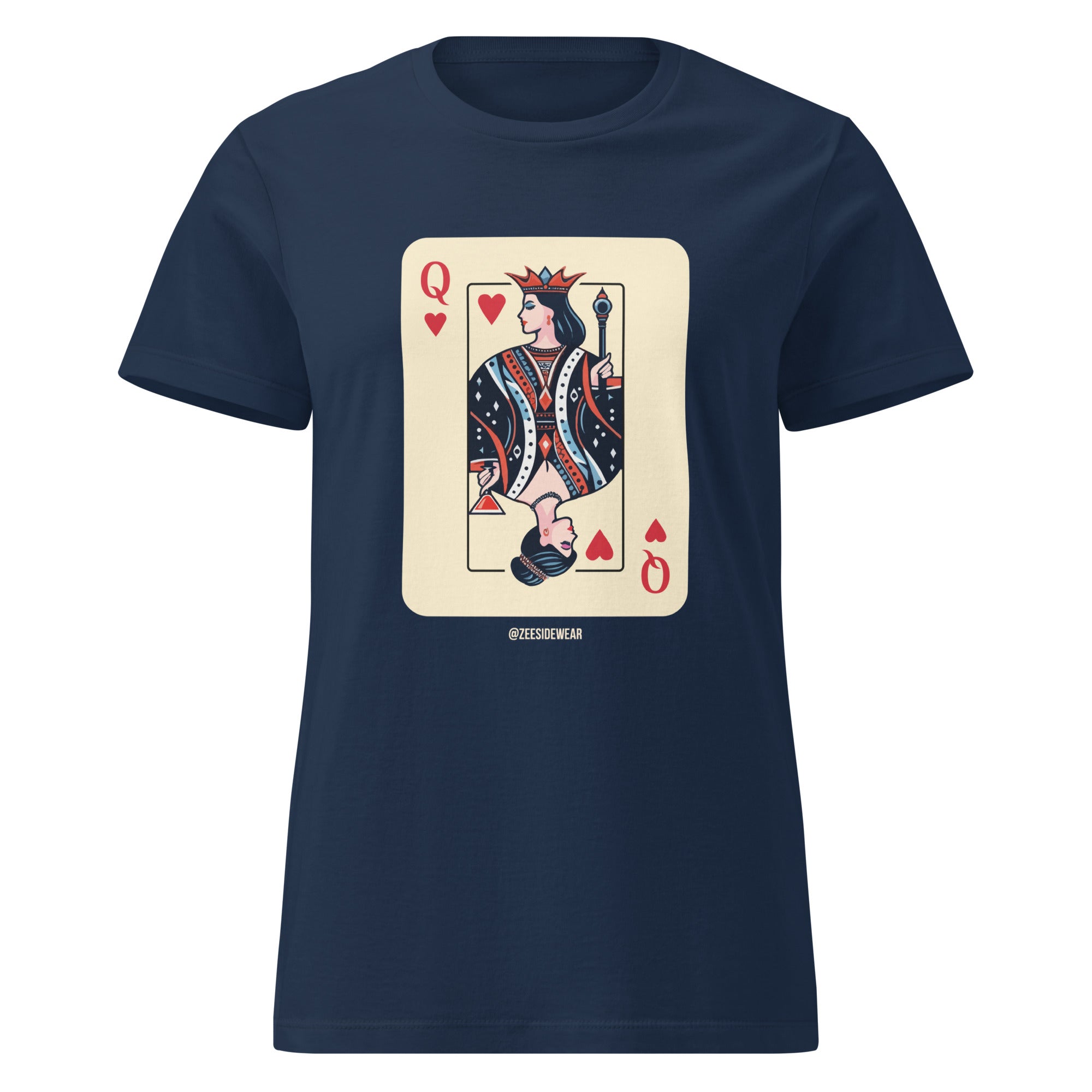 T-shirt THE QUEEN Navy