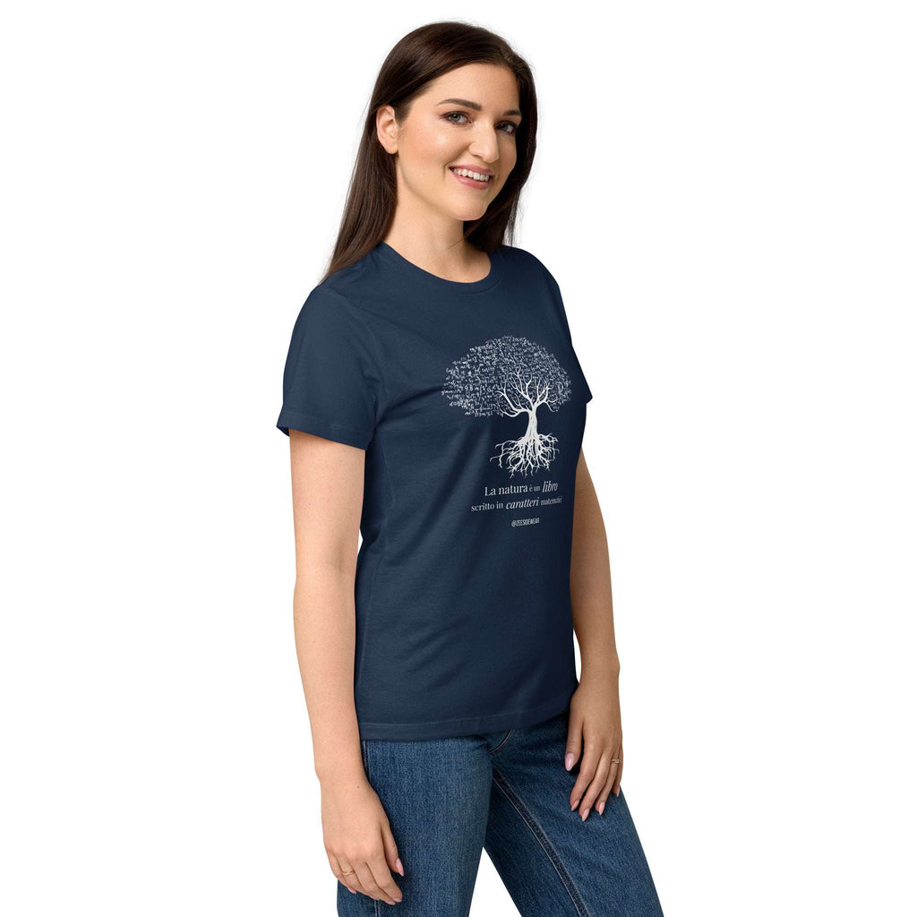 T-shirt LA NATURA È UN LIBRO SCRITTO IN CARATTERI MATEMATICI