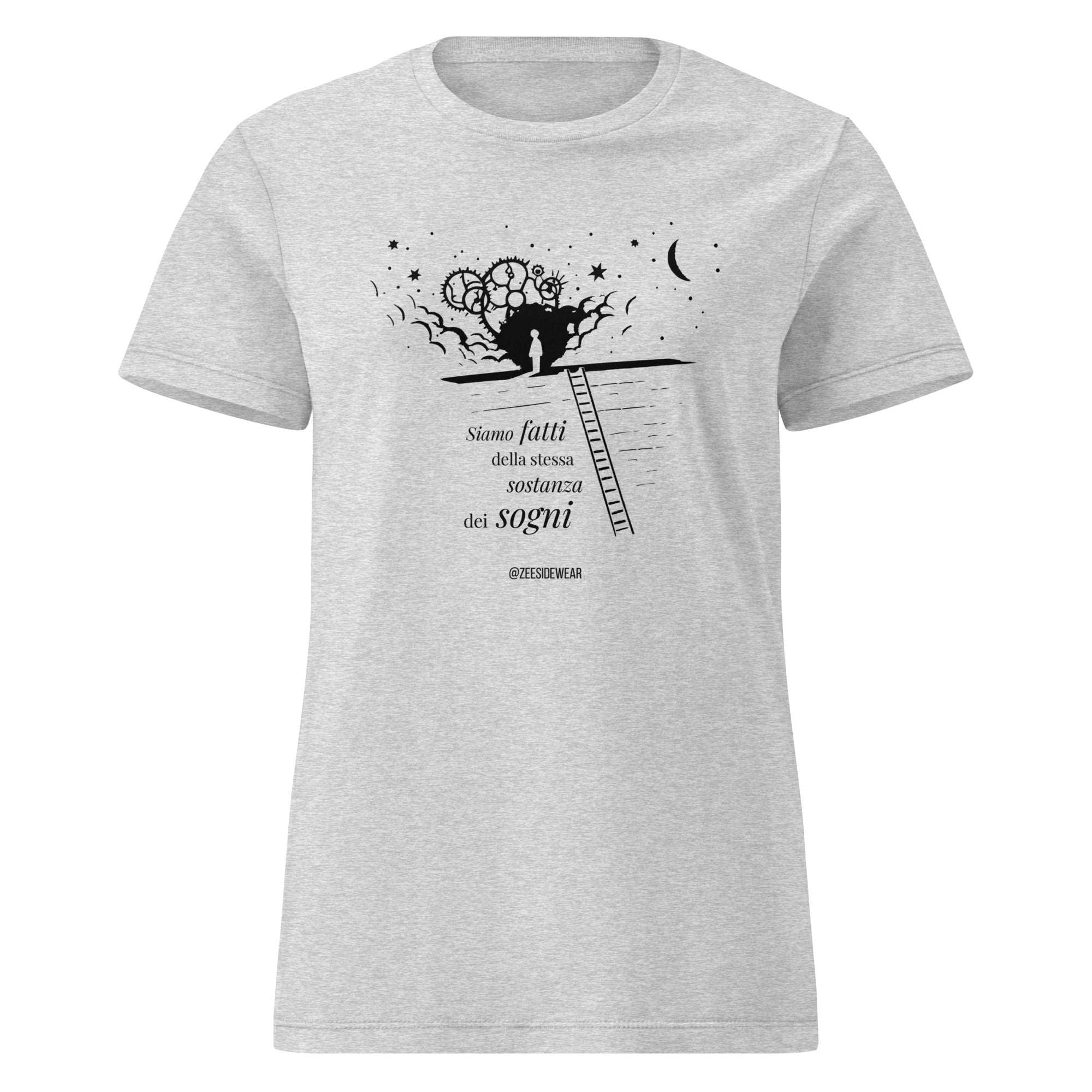 T-shirt SIAMO FATTI DELLA STESSA SOSTANZA DEI SOGNI RS Sport Grey