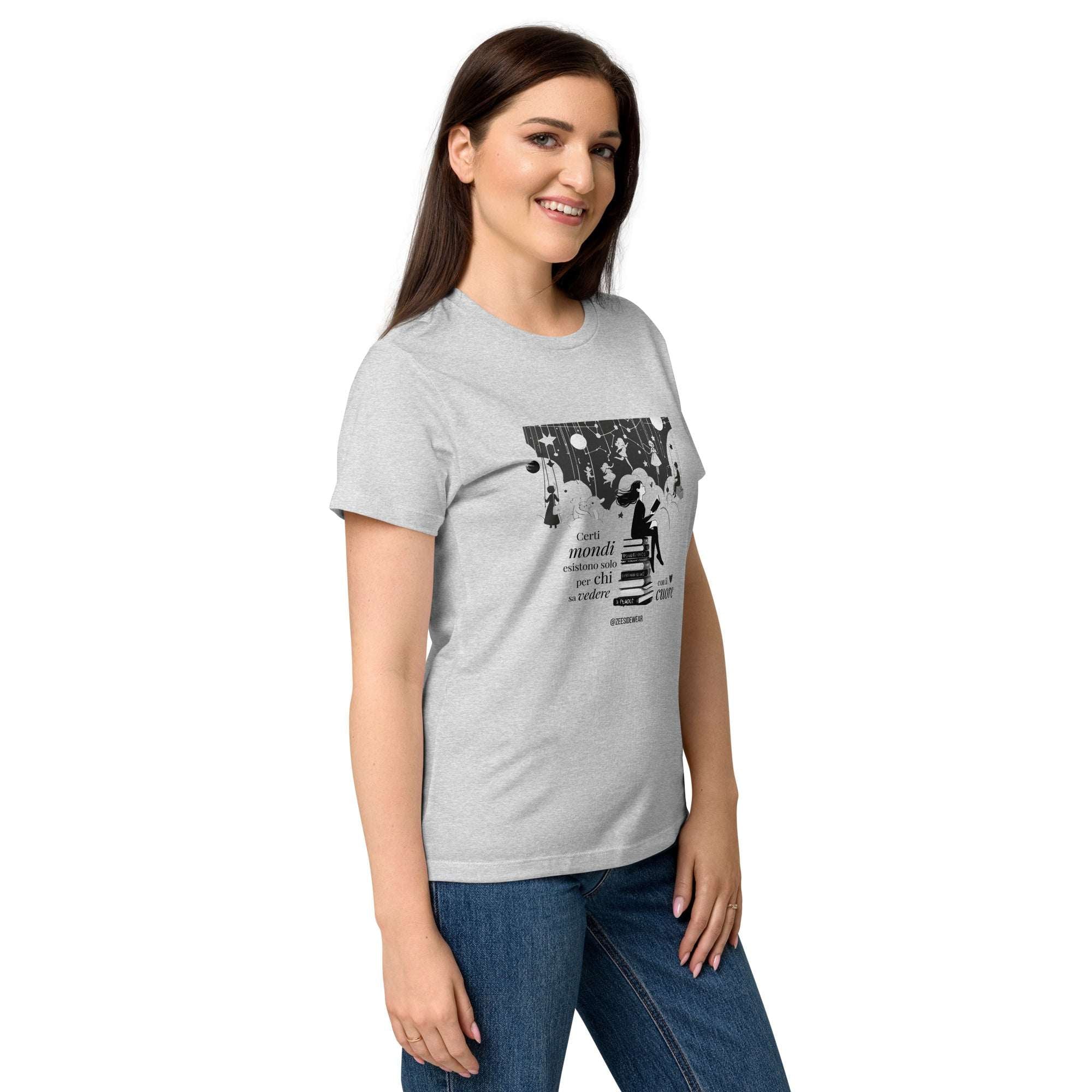 T-shirt CERTI MONDI ESISTONO SOLO SE SAI VEDERE CON IL CUORE