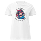 T-shirt BIANCA LA MALIZIOSA #NONCICASCO Bianco