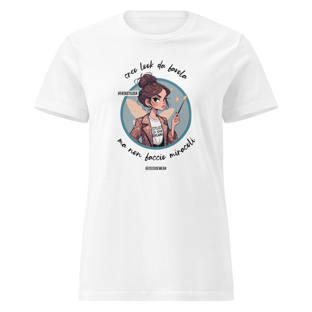 T-shirt FATA MADRINA #FATASTILOSA Bianco