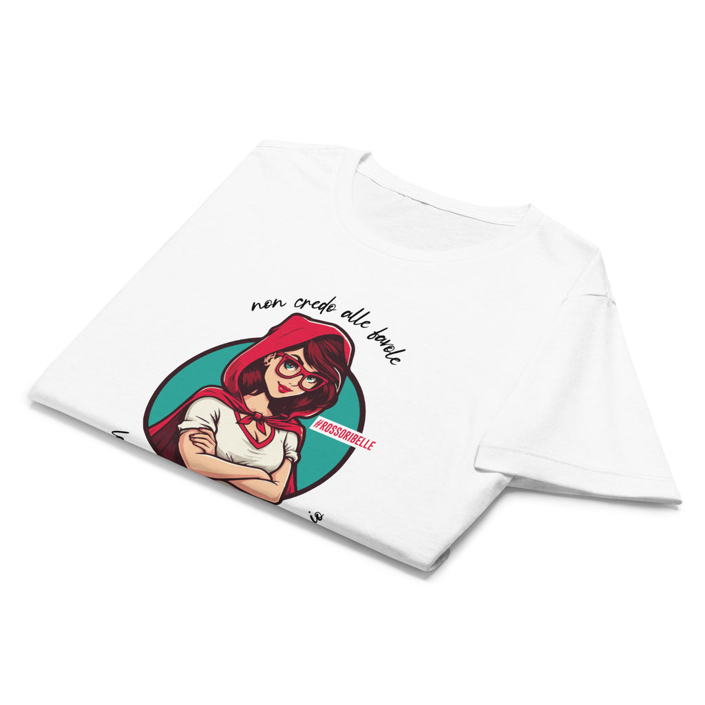 T-shirt CAPPUCCETTO ROSSO #ROSSORIBELLE