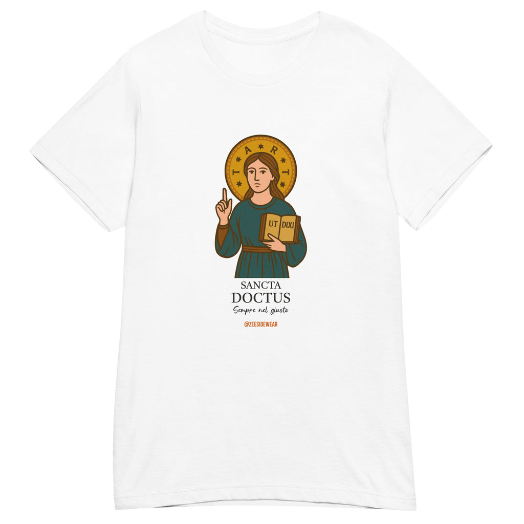 T-shirt SANCTA DOCTUS Bianco
