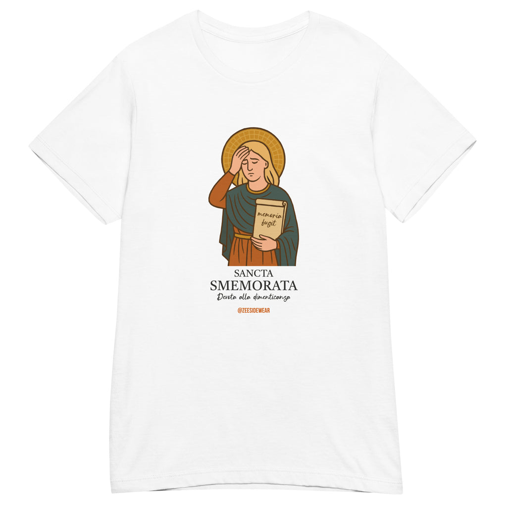 T-shirt SANCTA SMEMORATA Bianco