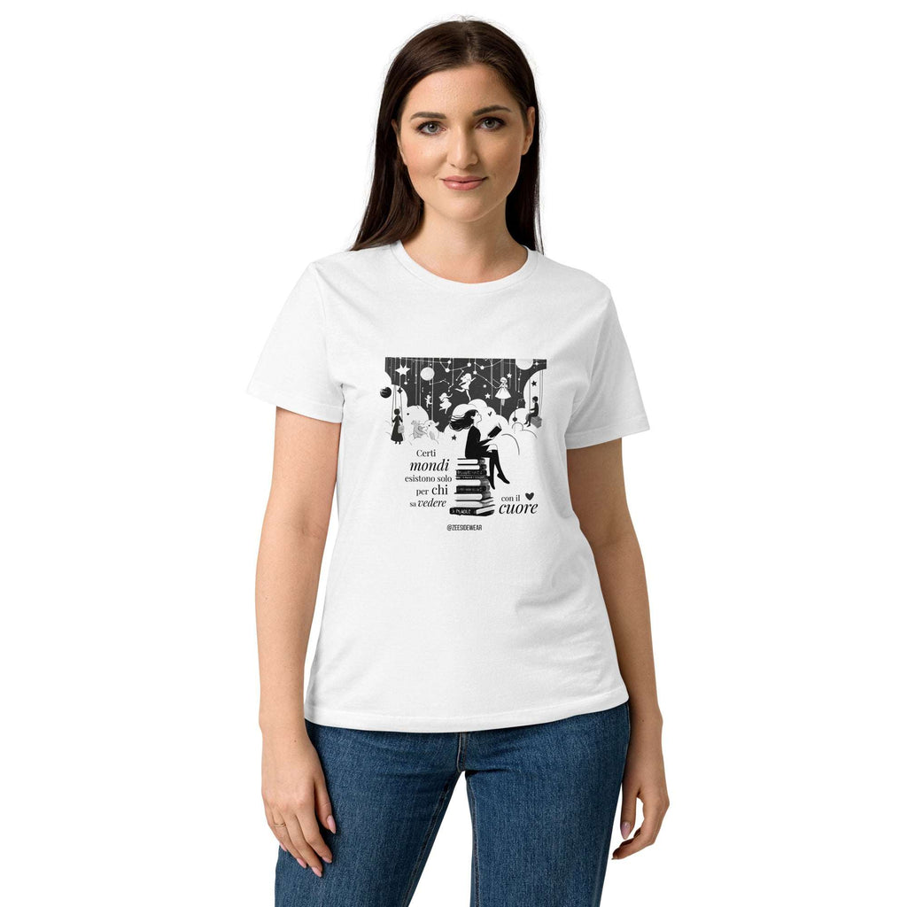 T-shirt CERTI MONDI ESISTONO SOLO SE SAI VEDERE CON IL CUORE