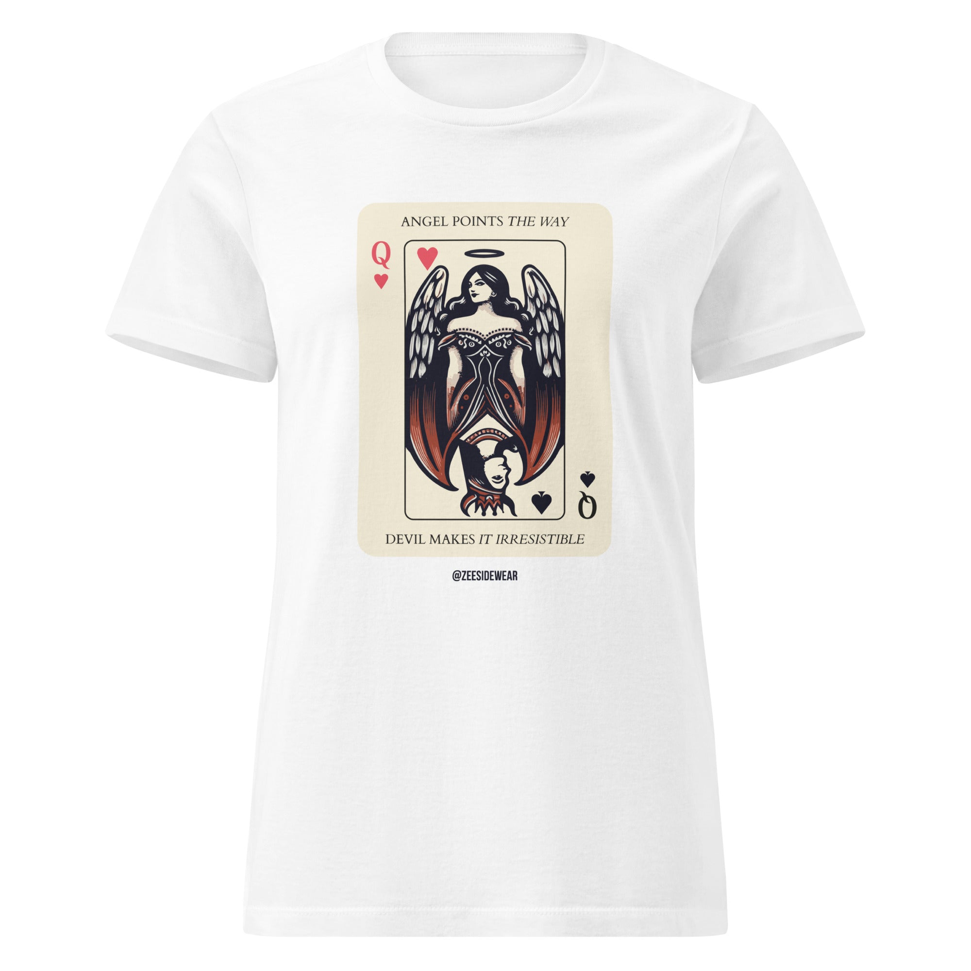 T-shirt ANGELO & DIAVOLO - LA VIA IRRESISTIBILE Bianco